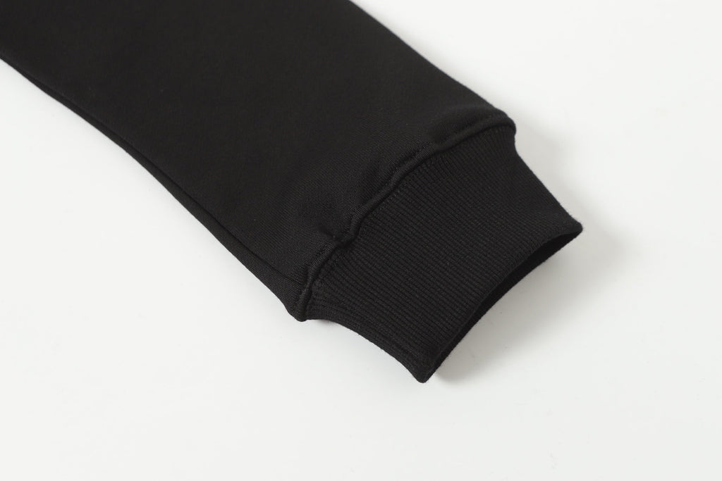 Chrome-Hearts Rhinestone Horseshoe Hoodie - Black Gothic Streetwear Sweatshirt 2601