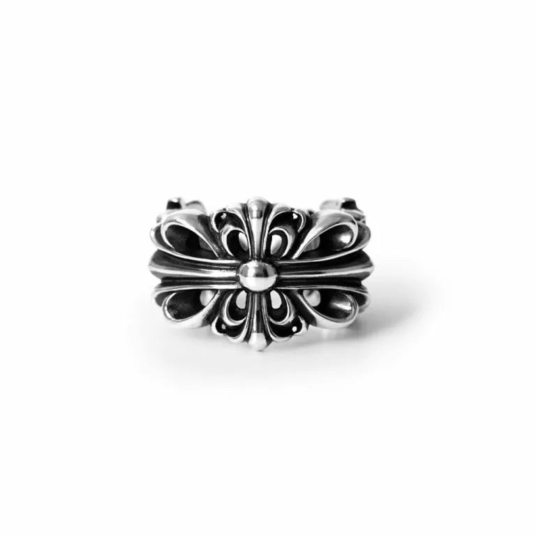 Chrome-Hearts DOUBLE FLORAL RING -1