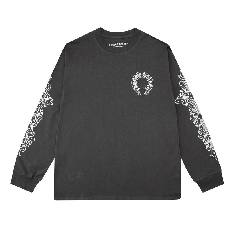 CHROME-HEARTS Men's Long-Sleeve T-shirt Sweatshirt K8005