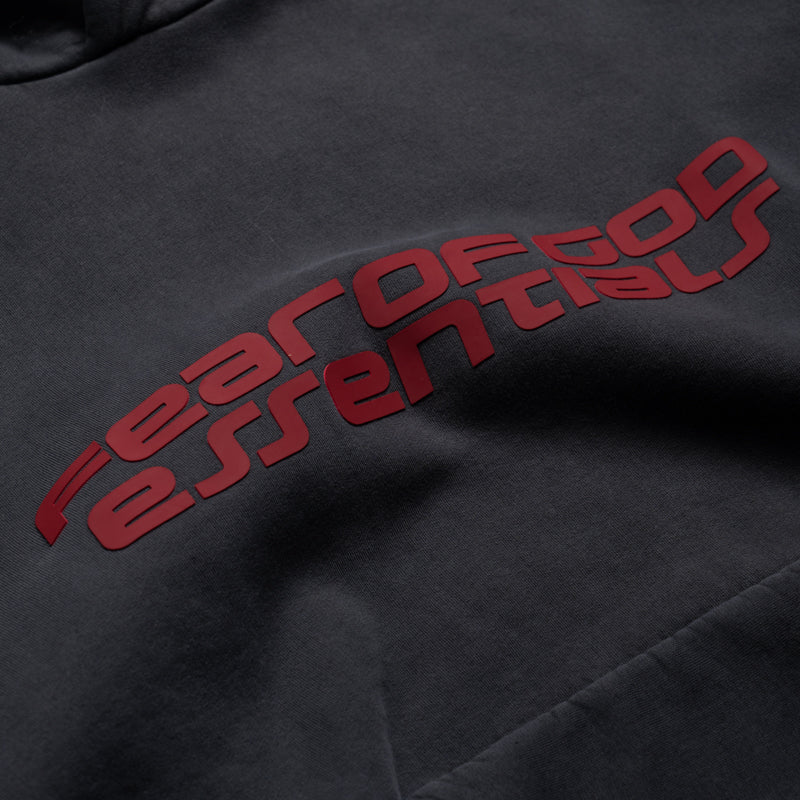 Fear Of God Essentials Heavy Fleece 90's Hoodie - Iron Grey