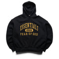 Fear Of God Essentials Classic Hoodie - Vintage Black