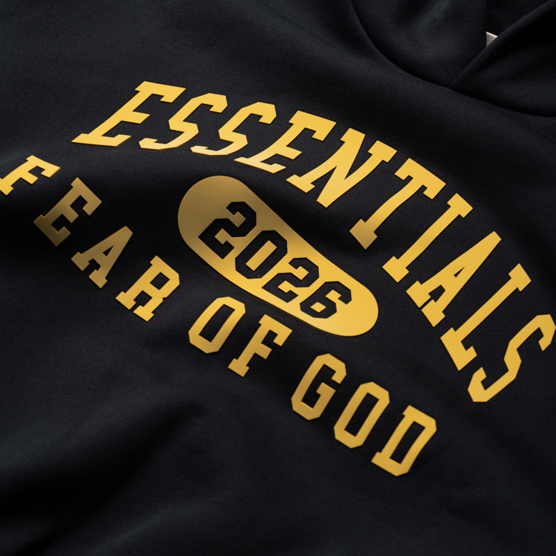 Fear Of God Essentials Classic Hoodie - Vintage Black