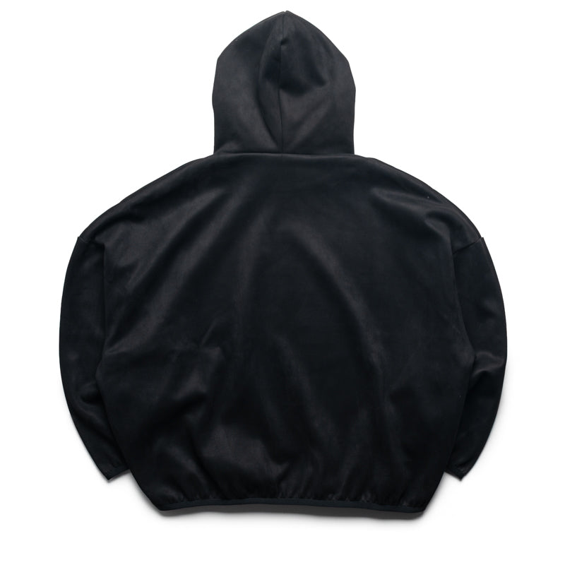 Fear Of God Essentials Suede Fleece Modern Hoodie - Vintage Black