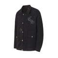 Chrome-Hearts Gothic Cross Knit Cardigan - Black Grey Streetwear Jacket 904