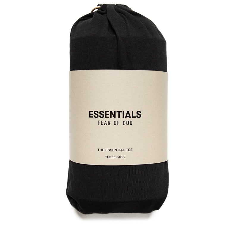 Fear Of God Essentials 3 Pack Essential Tee - Black