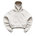 Women's Fear Of God Essentials Embossed 90's Raglan Hoodie - Oatmeal Heather