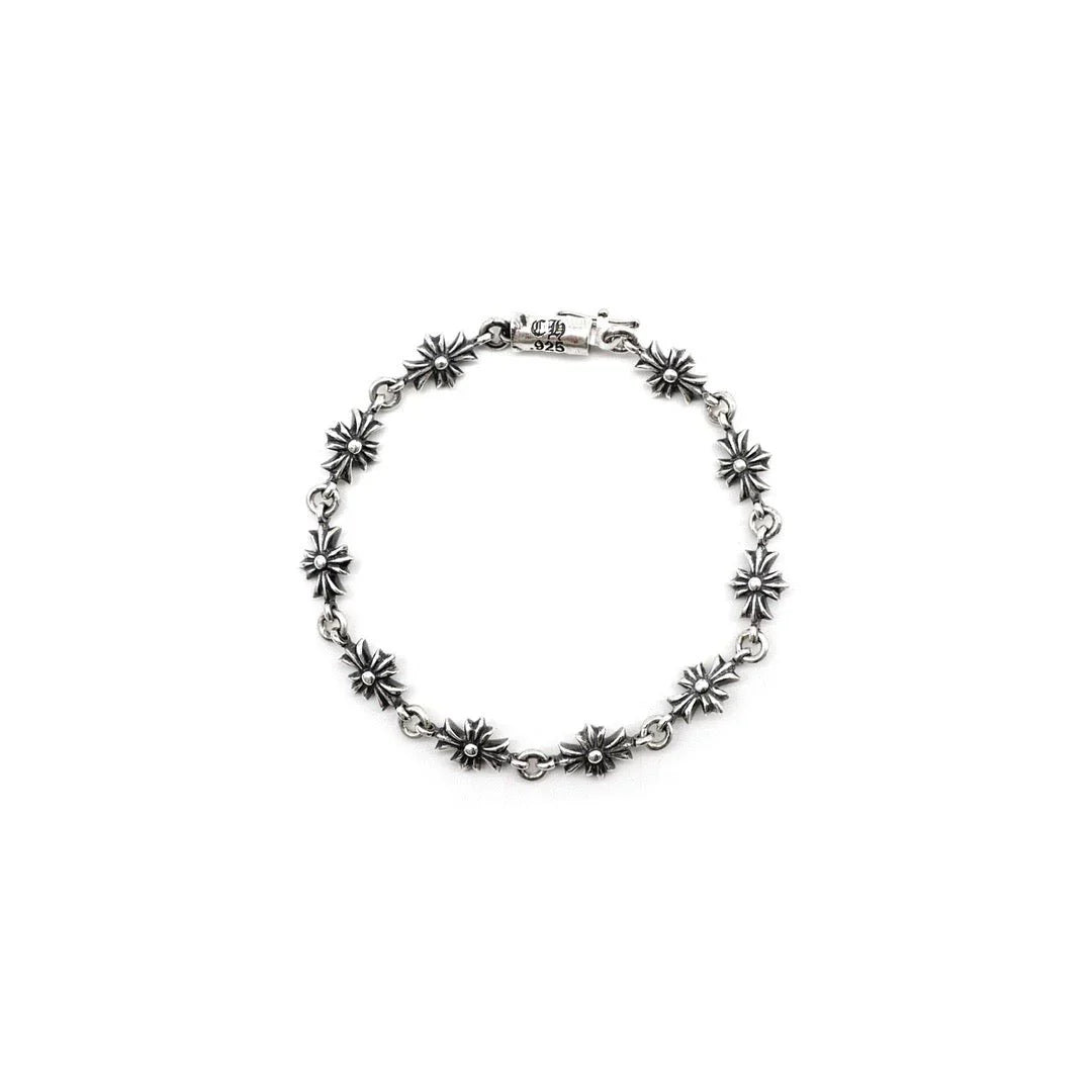 Chrome-Hearts Silver Tiny E Bracelet
