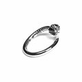 Chrome-Hearts NAIL RING 鈥�CROSSBALL -56