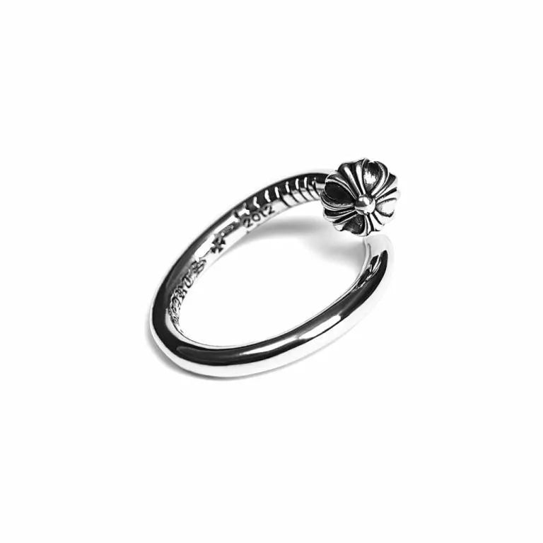 Chrome-Hearts NAIL RING 鈥�CROSSBALL -56