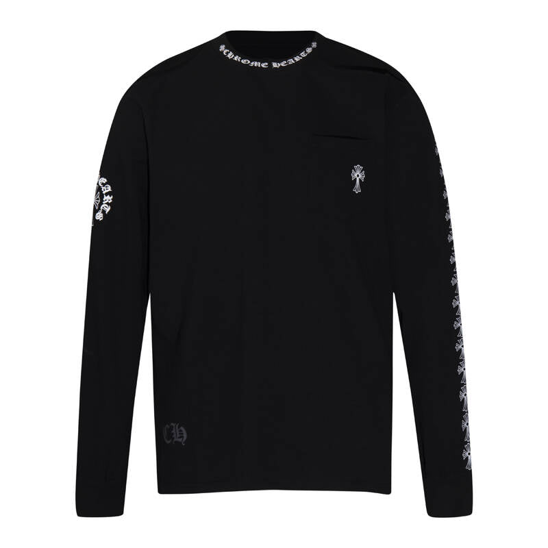 CHROME-HEARTS Men's Long-Sleeve T-shirt Sweatshirt K9010