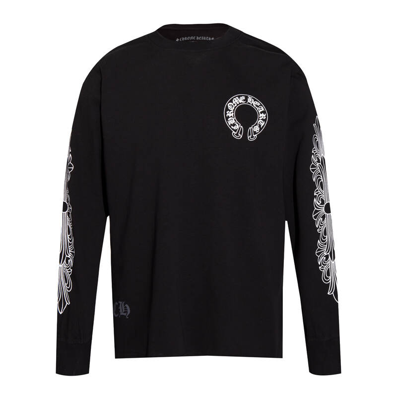 CHROME-HEARTS Men's Long-Sleeve T-shirt Sweatshirt K8005